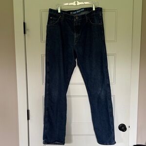 Wrangler Dark Indigo Straight Jeans 38x34